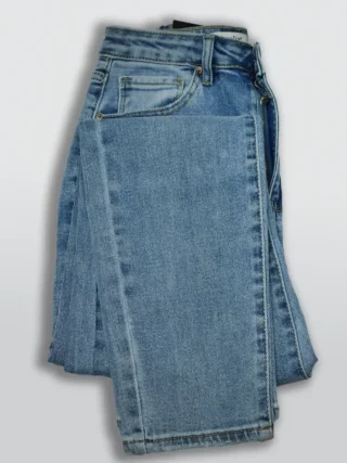 spodnie jeansowe wera wysoki stan jeansy regular fit modne