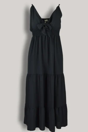 sukienka ivory letnia na codzien z wiazaniem różne kolory modna