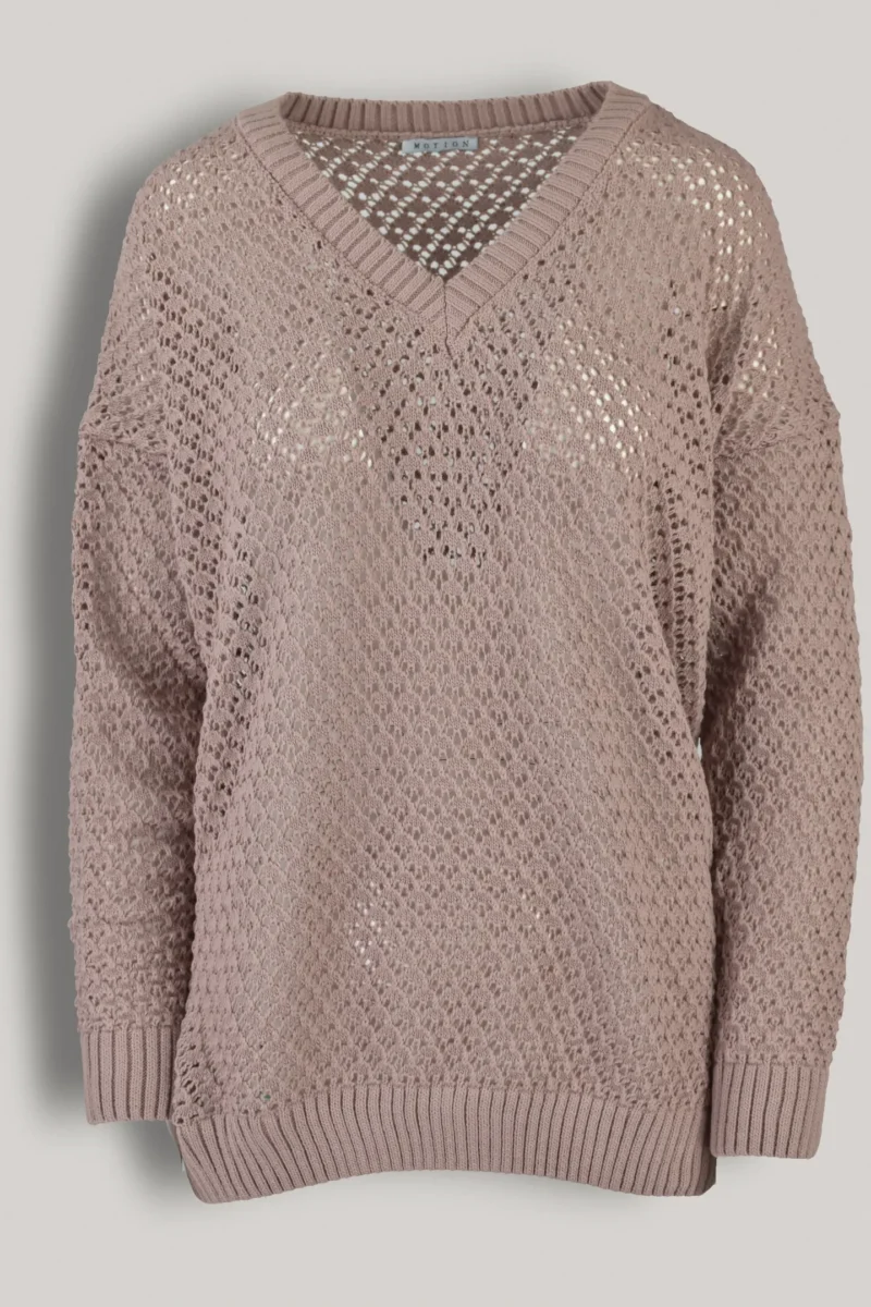 sweter pure szydelkowy damski na codzien rozmiar xxxl zolty