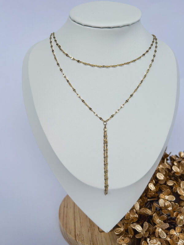 złoty naszyjnik damski