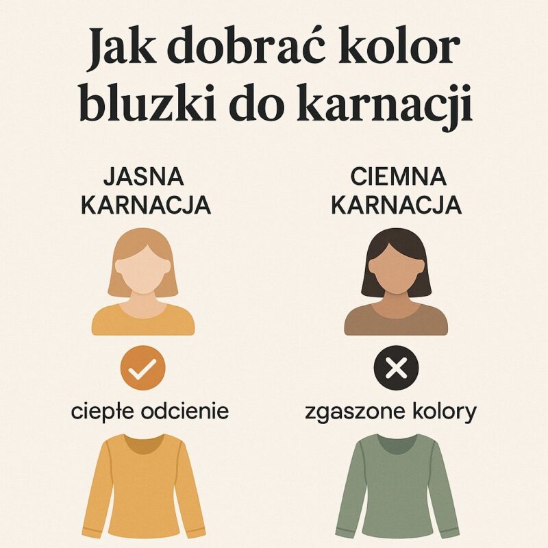 Jak dobrać bluzkę damską: Kompletny przewodnik stylu i dopasowania 🧡 15 Przykłady bluzek damskich w różnych kolorach dopasowanych do karnacji