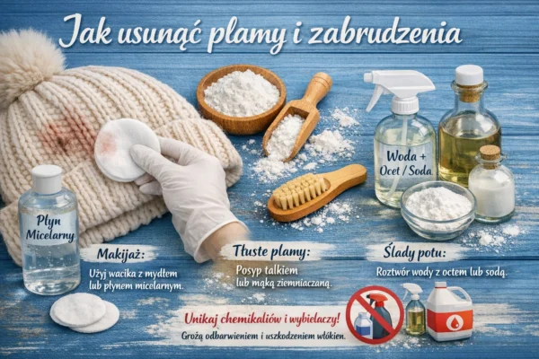 Jak usunąć zabrudzenia z czapek