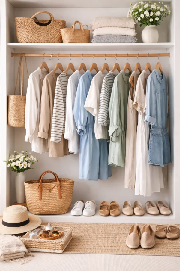 Szafa kapsułowa na wiosnę i lato – co kupić